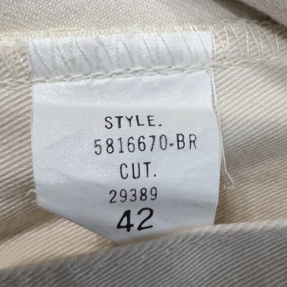 NWT Polo Ralph Lauren Shorts Men 42 Light Tan Cream Pleated Chino Tyler Vintage - Picture 4 of 7